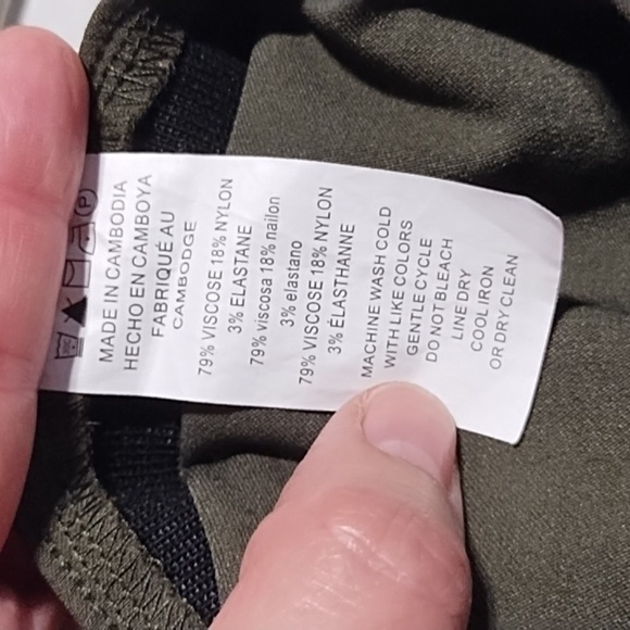 Michael Michael Kors Pants Stretchy Elastic Waistband Skinny Leg Size S Work - Picture 3 of 8